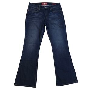 BootCut Jeans Lucky Brand Sofia Boot Size 12/31 Ankle Dark Wash Stretch Denim